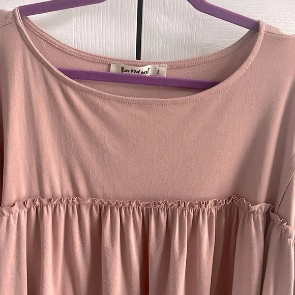 THREE BIRD NEST Serenity Baby Doll Top L - Picture 5 of 10